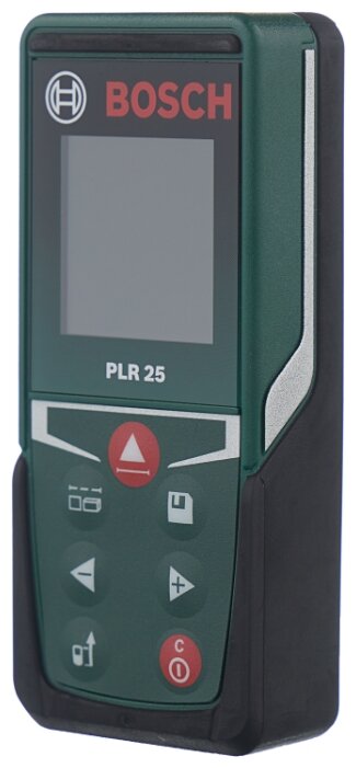 Дальномер лазерный, от 5 см, до 25 м, точность до 2 мм, батарейки, BOSCH PLR 25 (0603672521)