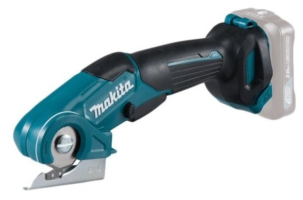 

Электроножницы Makita CP100DZ, 300 об/мин, максимальная толщина материала 6мм, универсальные, аккумуляторные, без акб и зу, CP100DZ