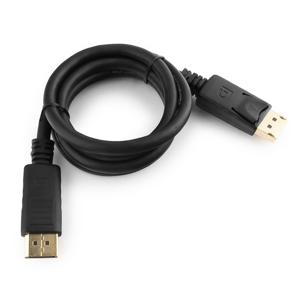 

Кабель DisplayPort(20M)-DisplayPort(20M), 1 м, черный Cablexpert (CC-DP-1M)