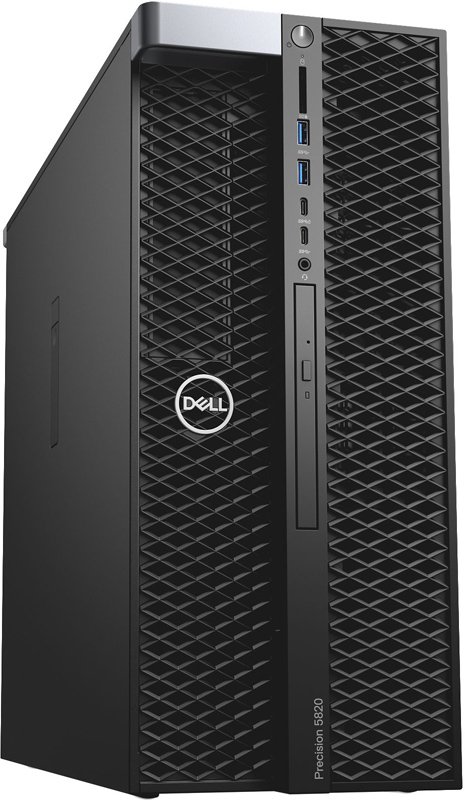 

Рабочая станция Dell Precision T5820, Intel Core i9 10900X 3.5GHz, 16Gb RAM, 256Gb SSD+1Tb HDD, Nvidia Quadro P2200 5Gb, W10Pro, черный (5820-8055), T5820