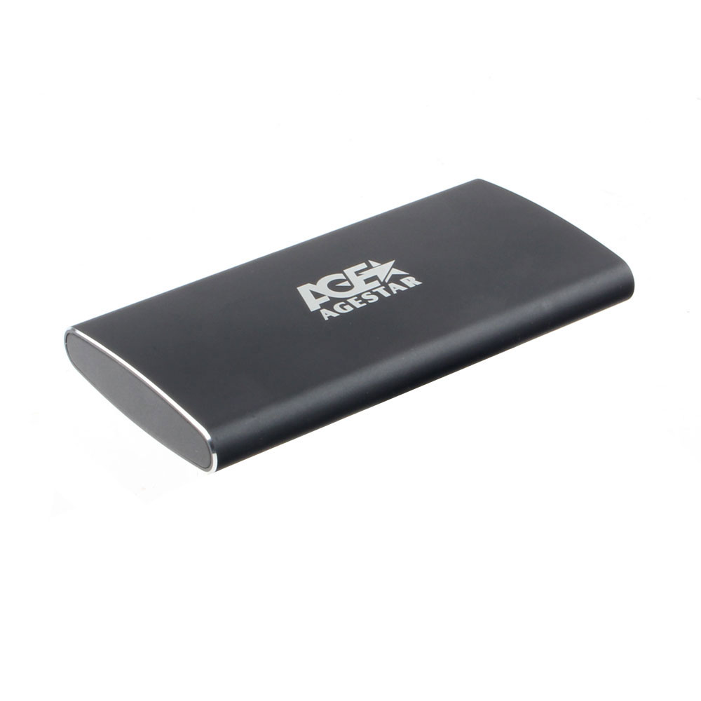 

Внешний бокс AgeStar 3UBMS2, 1xmSATA USB 3.0 алюминий, черный, 3UBMS2