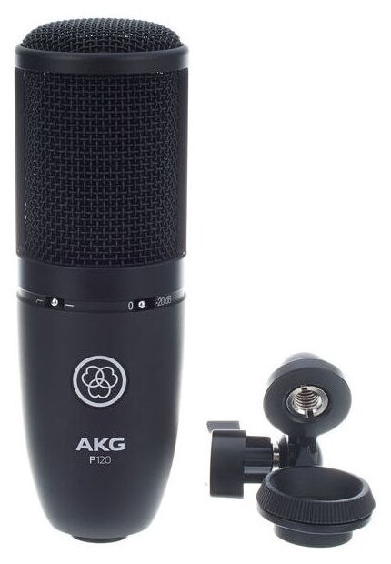 

Микрофон AKG P120, конденсаторный, черный, P120