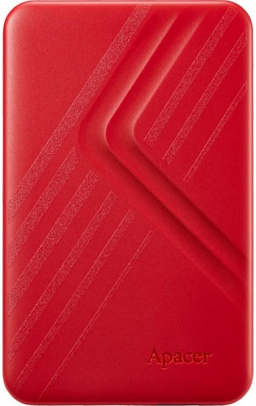 

Внешний жесткий диск (HDD) APACER 2Tb AC236, 2.5", USB 3.1 Gen 1, красный (AP2TBAC236R-1), AP2TBAC236R-1