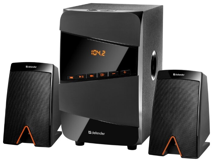 

Акустика 2.1 Defender X361, 20W+2*8W, FM, USB, SD, Bluetooth, черный (65361), X361