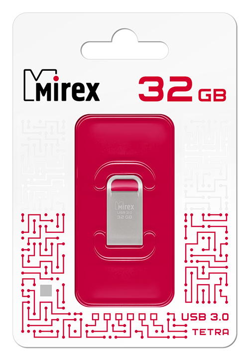 

Флешка 32Gb USB 3.0 Mirex Intrendo Tetra, серебристый (13600-IT3TTR32), Tetra