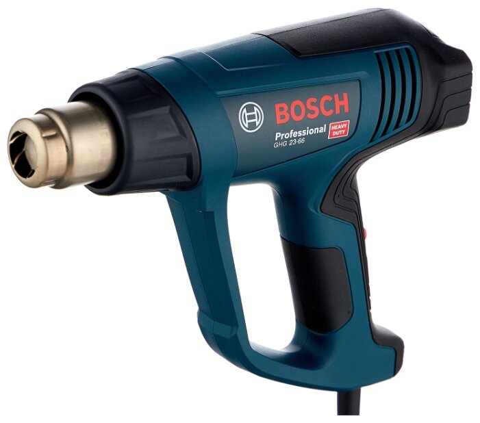 Фен строительный BOSCH Professional GHG 23-66, сетевой, 2300Вт, от 50°C, до 650°C, до 500 л/м, кейс (06012A6301)