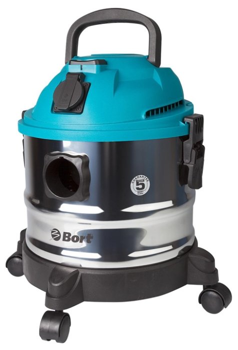 

Строительный пылесос Bort BSS-1015 1250 Вт, сетевой, 1.25 кВт, влажная, сухая уборка, объем пылесборника 15 л, мешок, диаметр шланга 3.5 см, длина шланга 2 м, встроенная розетка, 5 кг (98297041), BSS-1015 1250 Вт