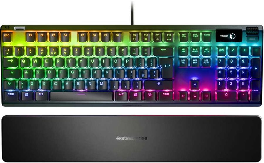 Клавиатура SteelSeries Apex Pro Ru, USB, черный