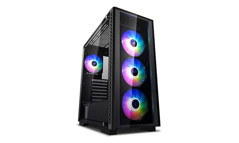 Корпус Deepcool Matrexx 50, ATX, Midi-Tower, USB 3.0, черный, без БП (MATREXX 50 ADD-RGB 4F)