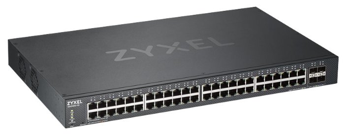 

Коммутатор ZYXEL XGS1930-52, управляемый, кол-во портов: 48x1 Гбит/с, кол-во SFP/uplink: 4x10 Гбит/с, установка в стойку (XGS1930-52-EU0101F), XGS1930-52