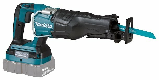 Сабельная пила Makita DJR360RM2, аккумуляторная, подсветка, Li-Ion, 36В, 4 А·ч, бесключевая замена оснастки