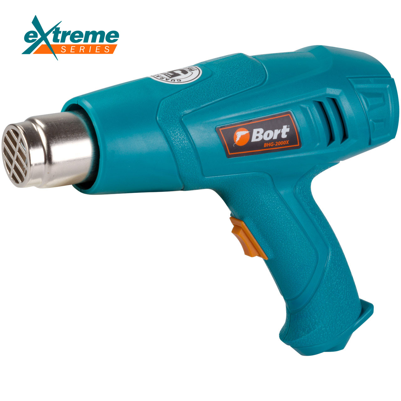 

Фен строительный Bort BHG-2000X, сетевой, 2 кВт, от 350°C, до 600°C, до 500 л/м (91272577), BHG-2000X