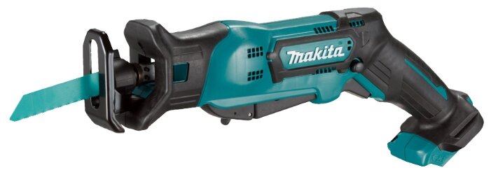 Сабельная пила Makita JR103DZ, аккумуляторная, подсветка, Li-Ion, 10.8В, бесключевая замена оснастки, без акб и зу