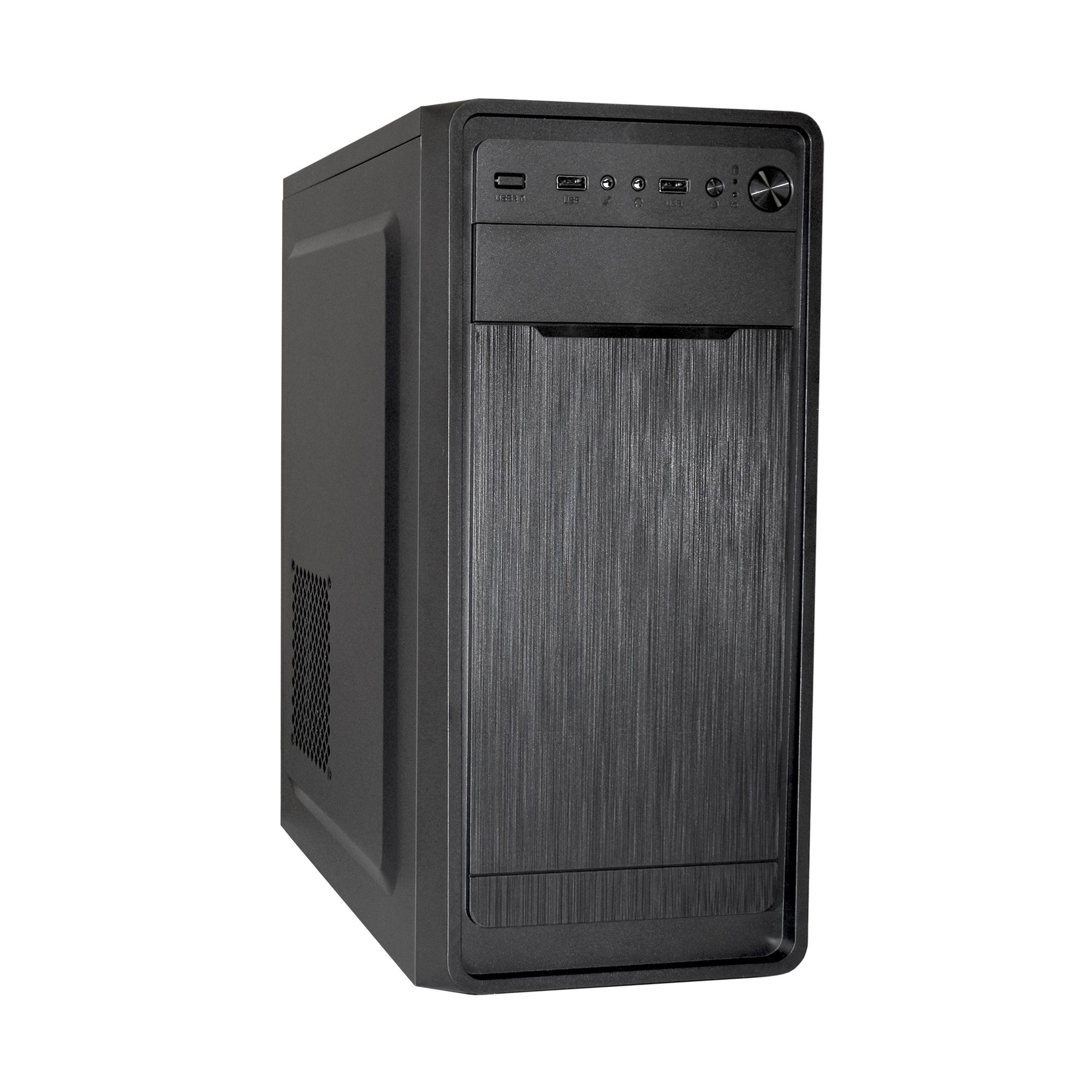 Корпус ExeGate XP-332 w/o PSU Black, ATX, Midi-Tower, черный, без БП (EX283070RUS)