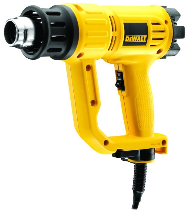 

Фен строительный DeWALT D26411, сетевой, 1800Вт, от 50°C, до 600°C, до 450 л/м (D26411-QS), D26411