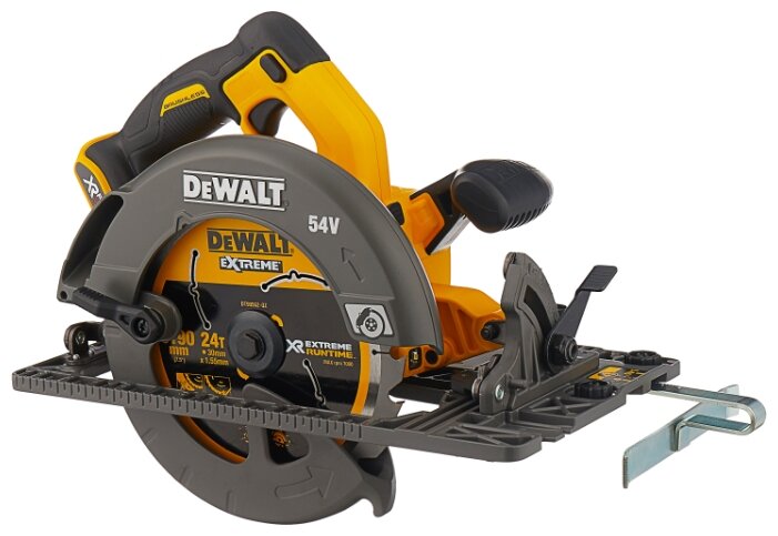 Дисковая пила DeWALT DCS576N, 1500Вт, 5800 об/мин, диаметр диска 190мм, аккумуляторная Li-Ion 54В, подсветка, поставляется без аккумуляторов и зарядного устройства (DCS576N-XJ)