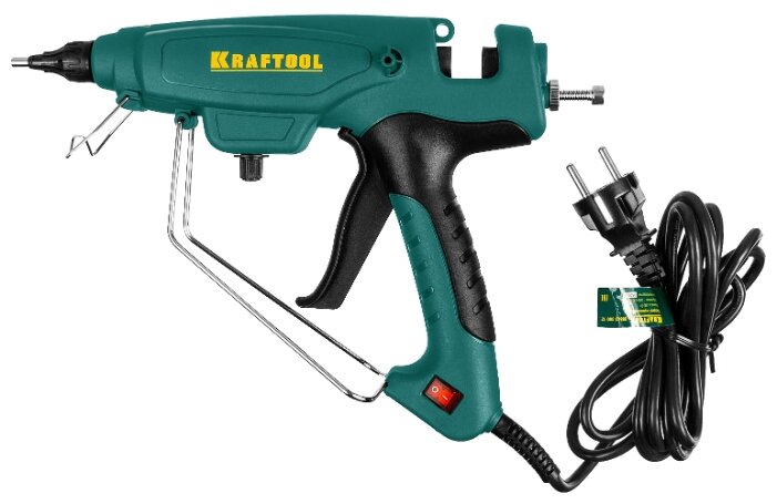 Клеевой пистолет Kraftool 06843-300-12 300 Вт, ⌀ стержня 1.2 см