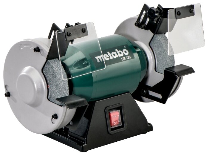 

Станок заточный (точило) Metabo DS 125, 200Вт, 2980 об/мин, диаметр круга 125мм, толщина круга 20мм, для заточки инструмента и ножей (619125000), DS 125