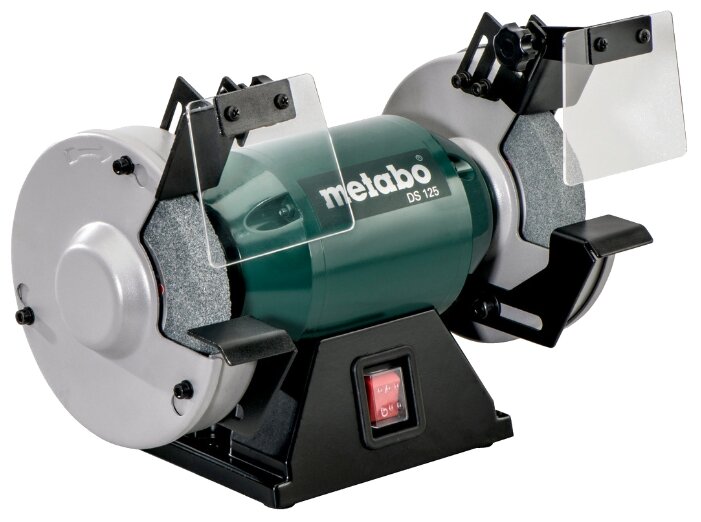 Станок заточный (точило) Metabo DS 125, 200Вт, 2980 об/мин, диаметр круга 125мм, толщина круга 20мм, для заточки инструмента и ножей (619125000)