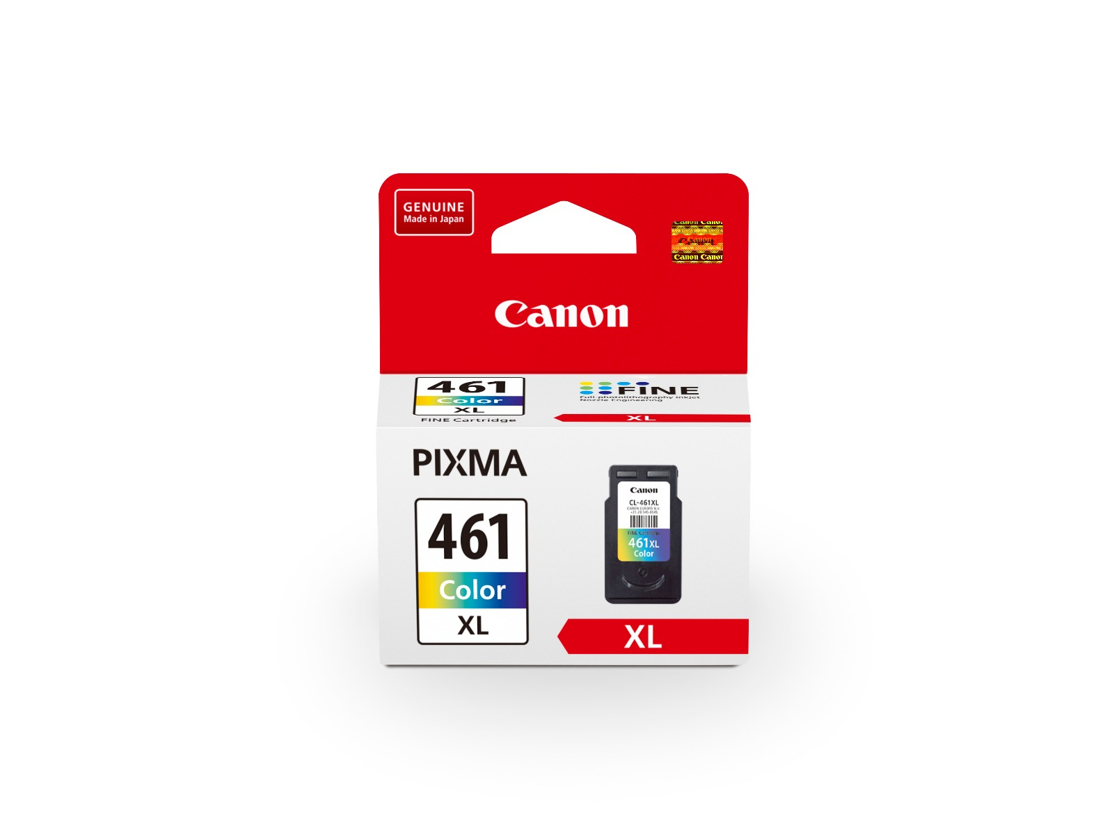 Картридж Canon CL-461XL (3728C001), голубой, пурпурный, желтый, 12 мл