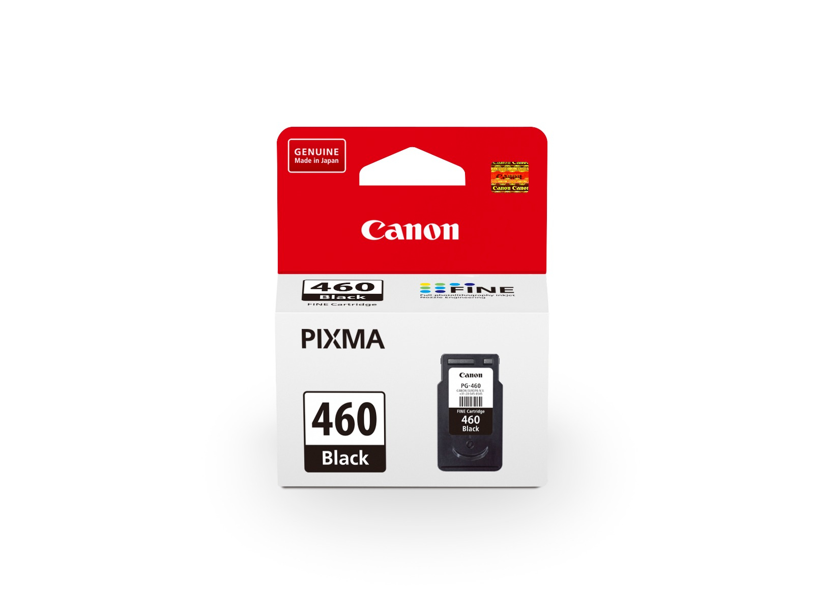 

Картридж струйный Canon PG-460 (3711C001), черный, оригинальный, объем 8мл, для Canon Pixma MG5740, PG-460