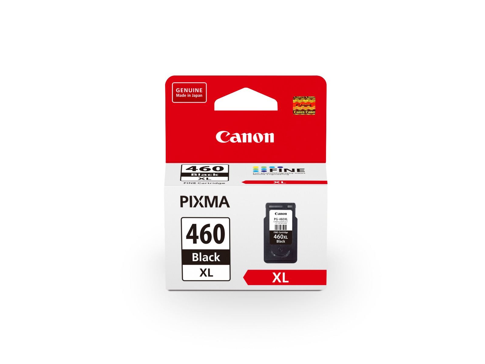 

Картридж струйный Canon PG-460XL (3710C001), черный, оригинальный, объем 14мл, для Canon Pixma MG5740, PG-460XL