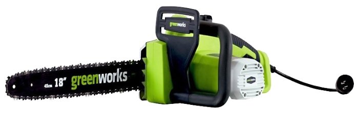 

Пила цепная Greenworks GCS2046, 2000Вт, шина 45 см, сетевая, 5кг (20037), GCS2046