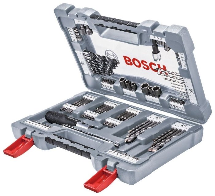 

Набор оснастки BOSCH Premium Set-105, предметов в наборе: 105шт., для шуруповертов, пластиковый кейс (2608P00236), Premium Set-105