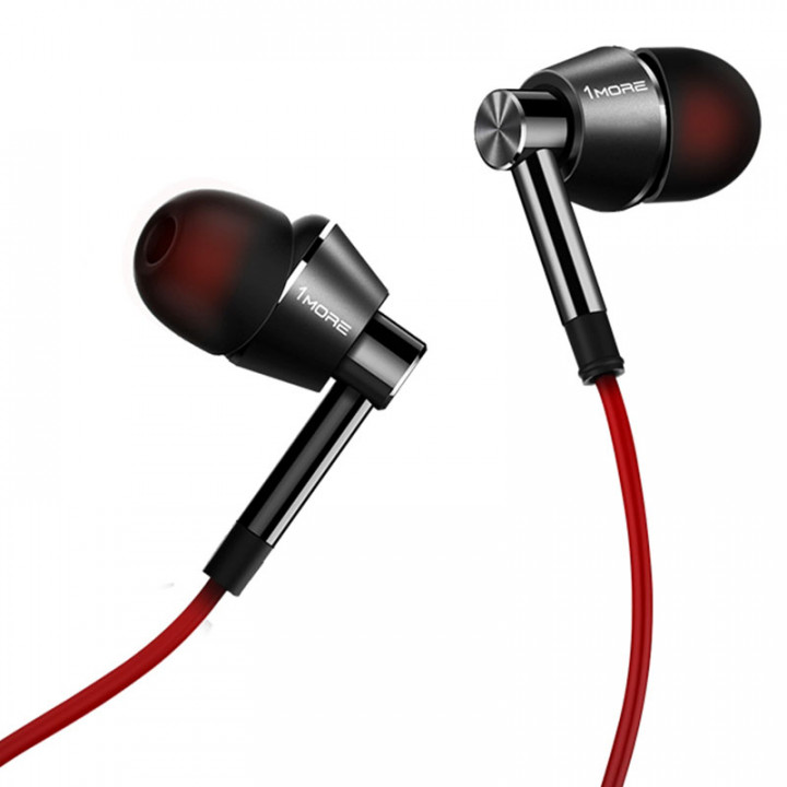

Проводные наушники 1MORE Single Driver 1M301, jack 3.5 mm, черный/красный (1M301-Black), Single Driver 1M301