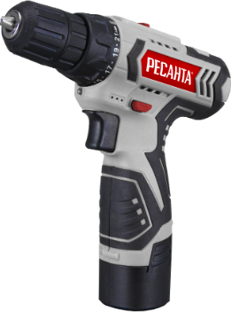 Дрель-шуруповерт Ресанта ДА-12-2ЛК (75/14/2)