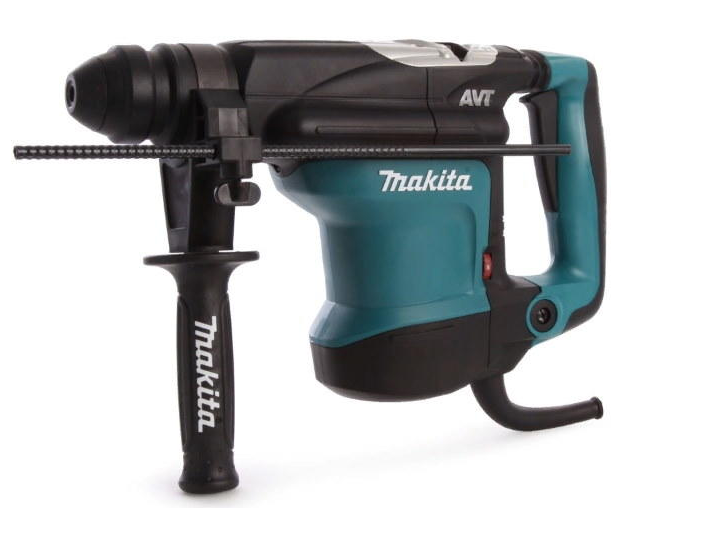 Перфоратор Makita HR3210C, сетевой, SDS-Plus, 850Вт, 6.4 Дж, 630 об/мин, 3300 уд/мин, кейс, 4.9кг