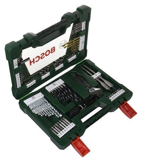 

Набор инструментов BOSCH V-Line 83, предметов в наборе: 83 шт., пластиковый кейс (2607017193), V-Line 83