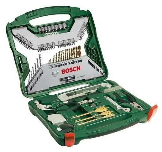 

Набор инструментов BOSCH X-Line Titanium 103, предметов в наборе: 103 шт., пластиковый кейс (2607019331), X-Line Titanium 103