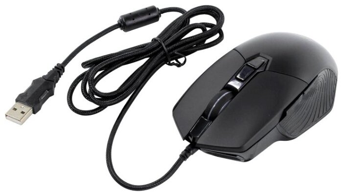 

Мышь проводная Oklick 995G, 3200dpi, оптическая светодиодная, USB, черный (1061995), 995G