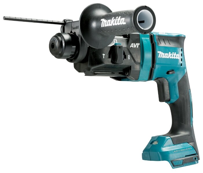 Перфоратор Makita DHR182Z, аккумуляторный, SDS-Plus, 1.7 Дж, 1350 об/мин, 5000 уд/мин, 18V, Li-Ion, 2.4кг поставляется без аккумуляторов и зарядного устройства