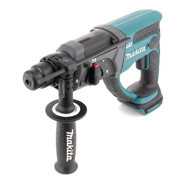 Перфоратор Makita DHR202Z, аккумуляторный, SDS-Plus, 1.9 Дж, 1200 об/мин, 4000 уд/мин, 18V, Li-Ion, 3.5кг поставляется без аккумуляторов и зарядного устройства