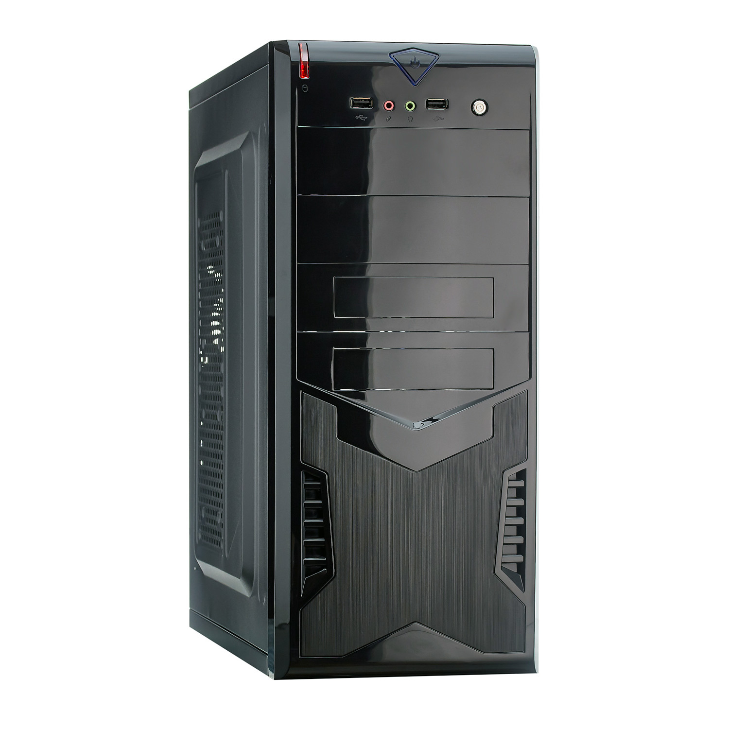 

Корпус ExeGate CP-604 400W Black, ATX, Midi-Tower, черный, 400 Вт (EX280387RUS), CP-604 400W Black