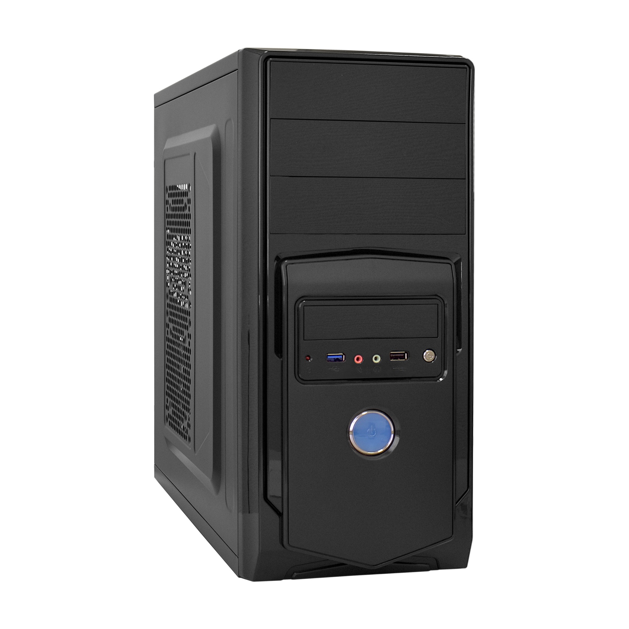 Корпус ExeGate CP-605U 350w, ATX, Midi-Tower, USB 3.0, черный, 350 Вт (EX283247RUS)