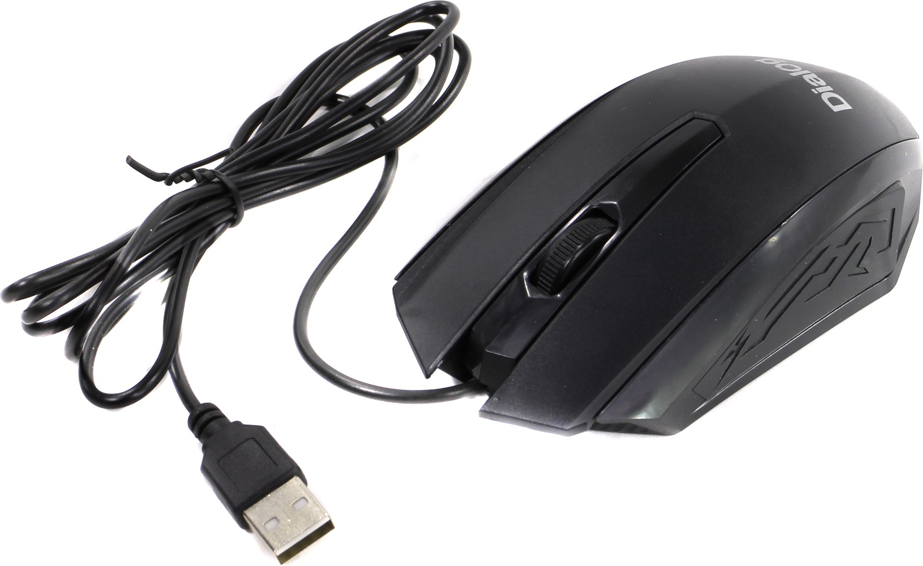 Мышь проводная Dialog Comfort Optical, 1200dpi, оптическая светодиодная, USB, черный (MOC-19U)
