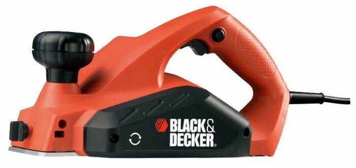 Электрорубанок BLACK+DECKER KW712KA-QS, 650Вт, 17000 об/мин, сетевой, глубина строгания 2мм, глубина выборки паза до 8мм, ширина строгания 82мм, 3кг, кейс