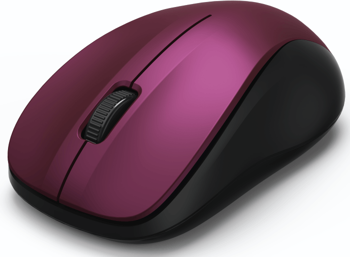 Мышь беспроводная Hama MW-300, 1200dpi, оптическая светодиодная, USB, розовый (00182624)