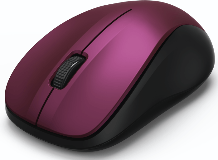 

Мышь беспроводная Hama MW-300, 1200dpi, оптическая светодиодная, USB, розовый (00182624), MW-300