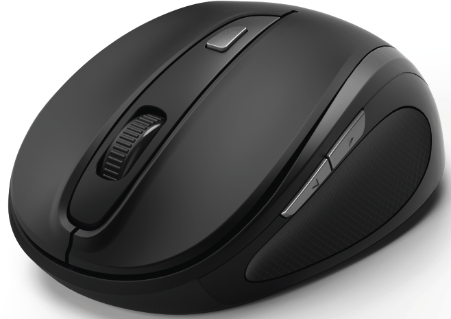 

Мышь беспроводная Hama MW-400, 1600dpi, оптическая светодиодная, Wireless, USB, черный (00182626), MW-400