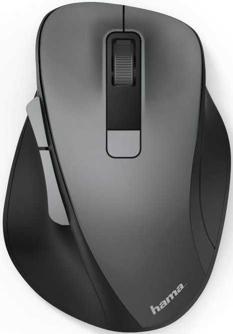 

Мышь беспроводная Hama MW-500, 1600dpi, оптическая светодиодная, Wireless, USB, серый (00182633), MW-500