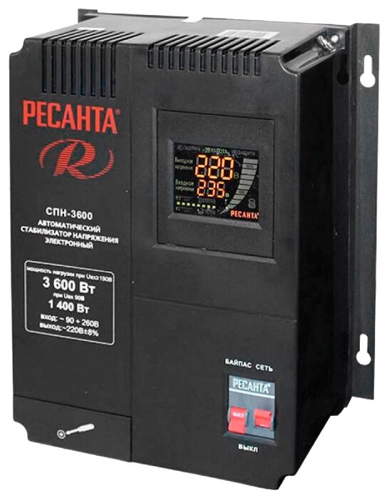 Стабилизатор напряжения Ресанта СПН-3600 (63/6/25)