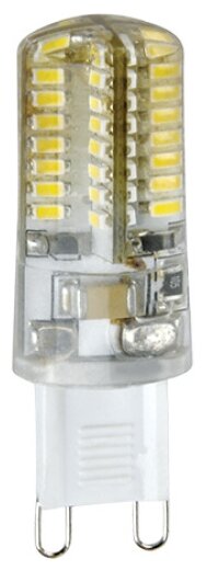 Лампа светодиодная, G9, corn, 220 В, 3 Вт, 4200K, Ecola