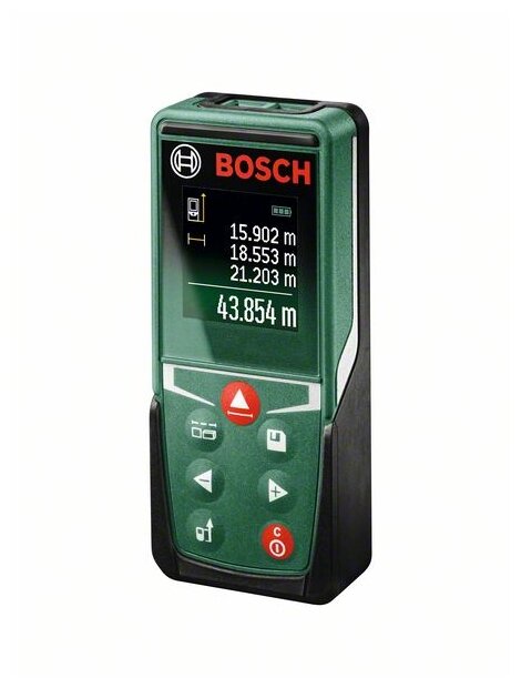 

Дальномер лазерный, от 5см, до 50м, точность до 2мм, батарейки, BOSCH Universal Distance 50 (0603672800), Universal Distance 50