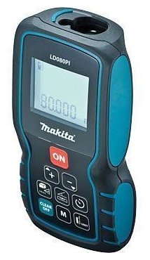 

Дальномер лазерный, от 5см, до 80м, точность до 1.5мм, батарейки, Makita LD080PI, LD080PI
