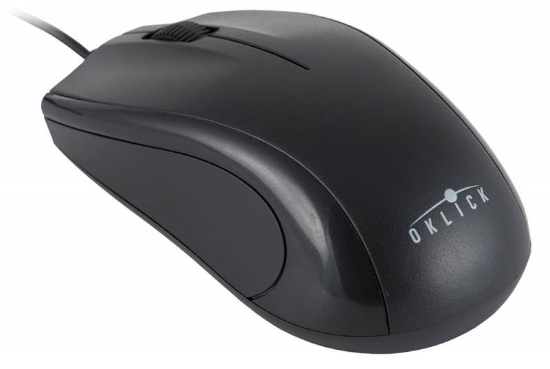 

Мышь проводная Oklick 185V2, 1000dpi, оптическая светодиодная, USB, черный, 185V2