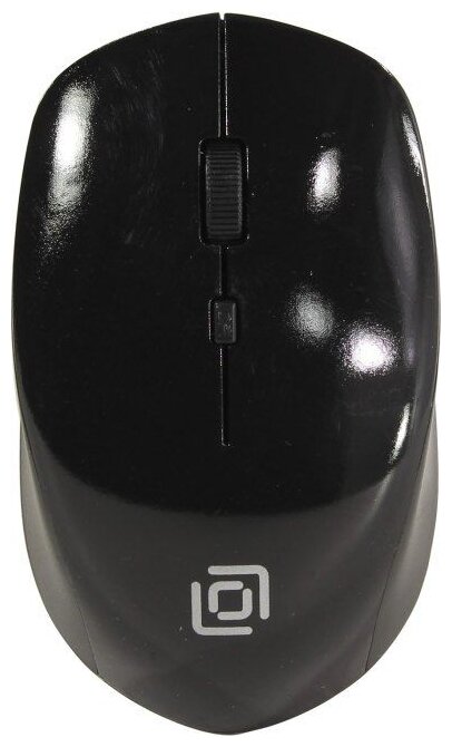 

Мышь беспроводная Oklick 565MW glossy, 1600dpi, оптическая светодиодная, USB, черный (1103654), 565MW glossy